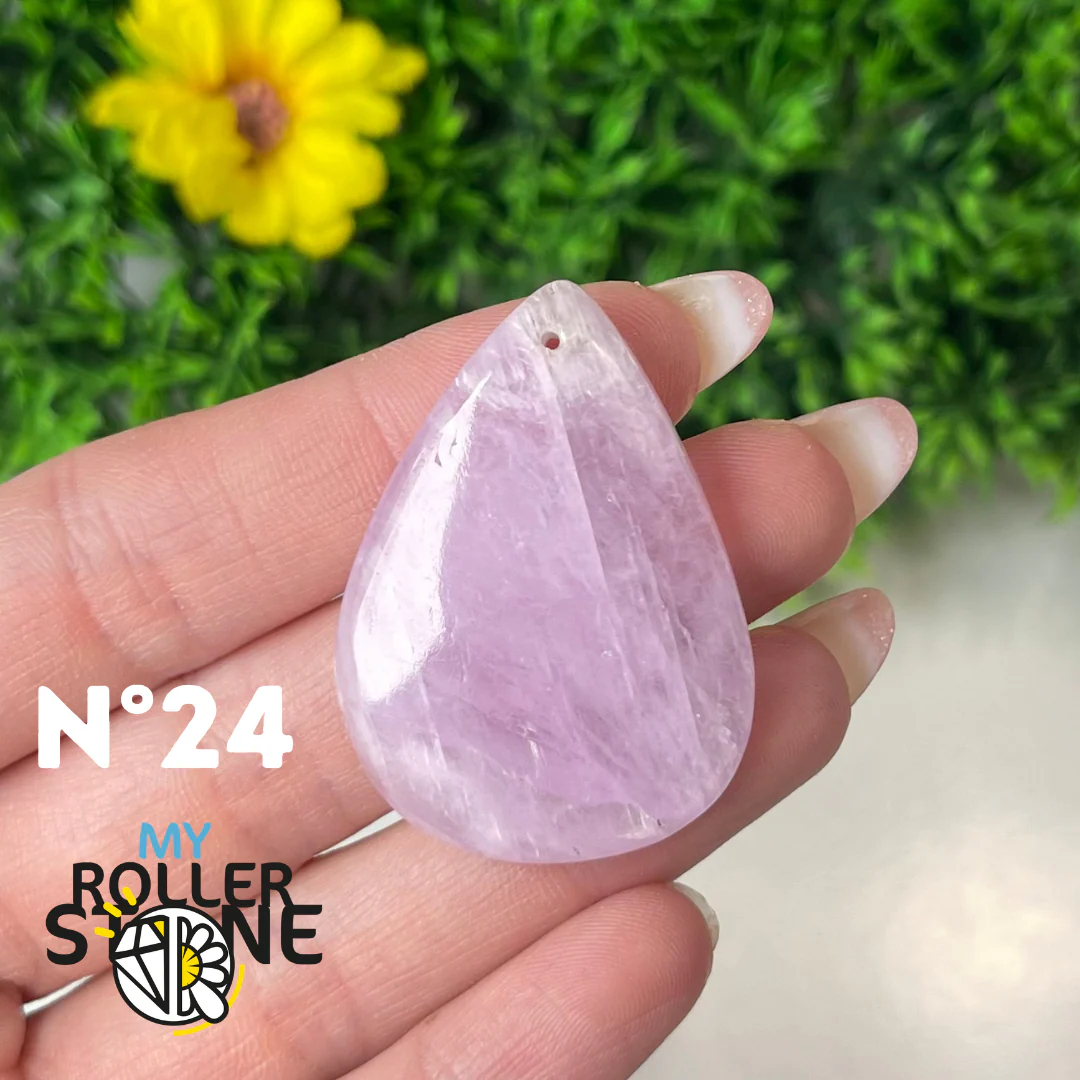 Pendentif Kunzite 5A percé - Image 14