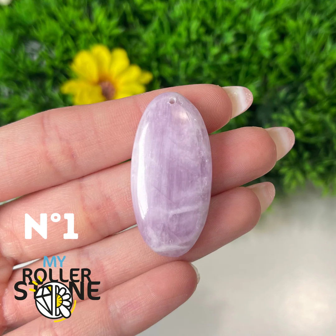 Pendentif Kunzite 5A percé - Image 3