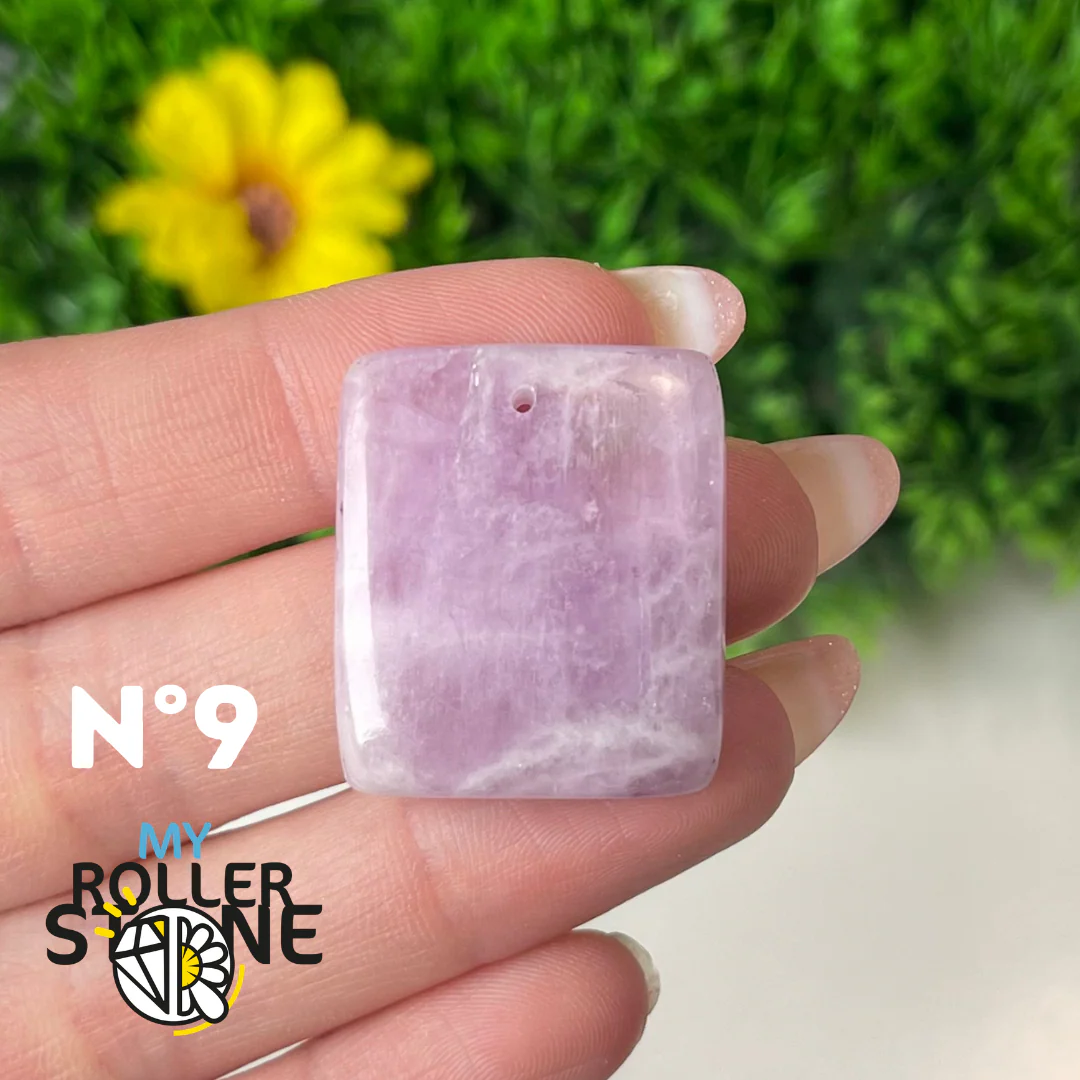 Pendentif Kunzite 5A percé - Image 7