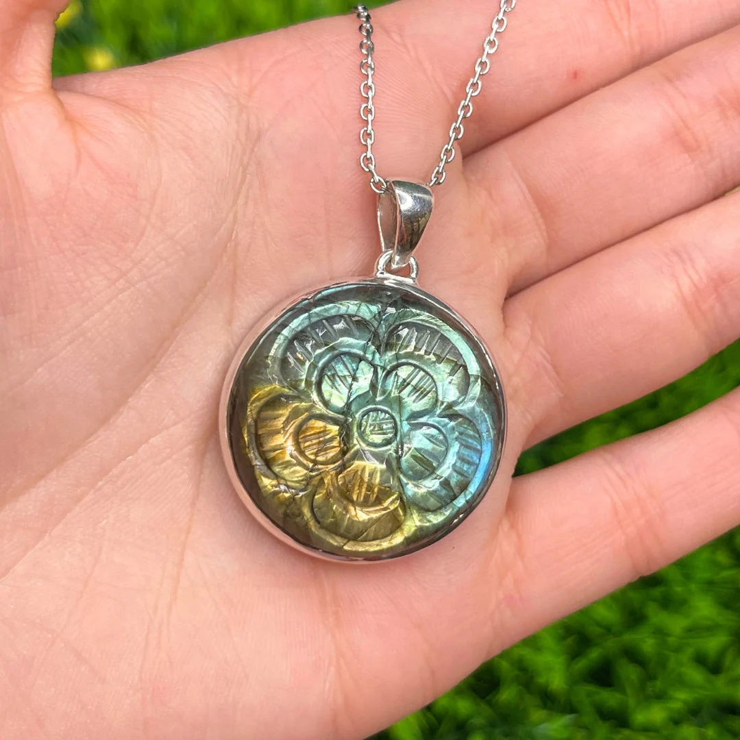 Pendentif Labradorite Blue Fire #12 - Image 2