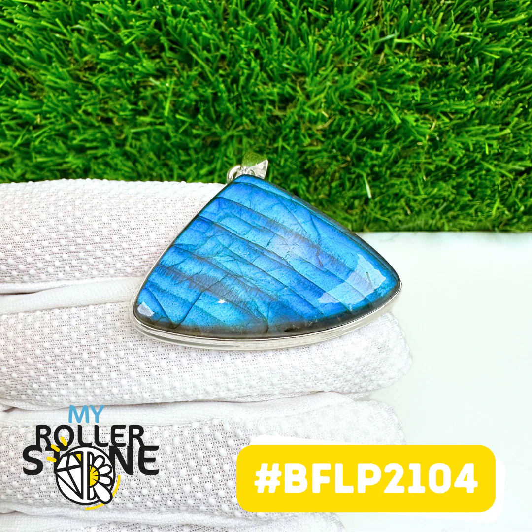 Pendentif Labradorite Blue Fire Argent 925 #BFLP2104 - Image 2
