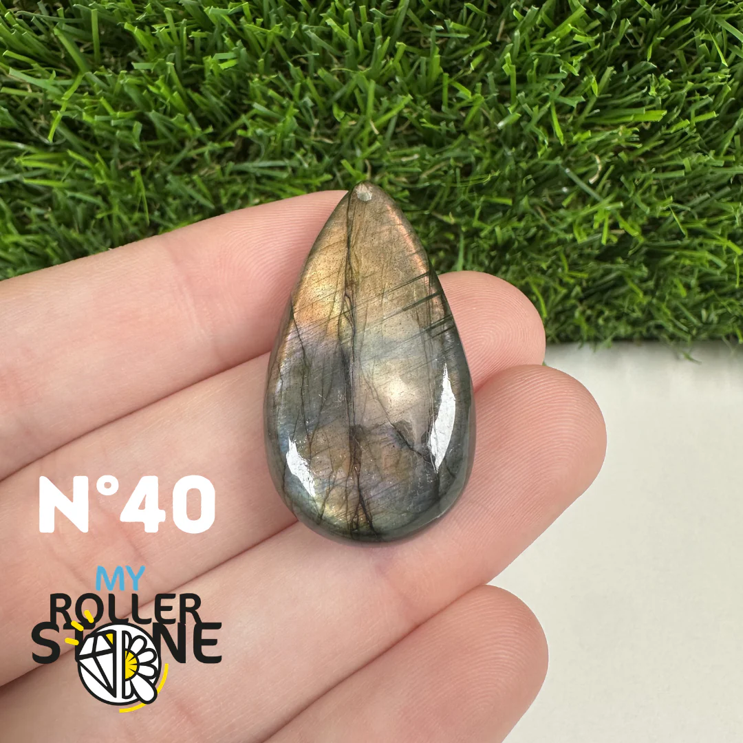 Pendentif Percé Labradorite Multi Fire 5A - Image 40