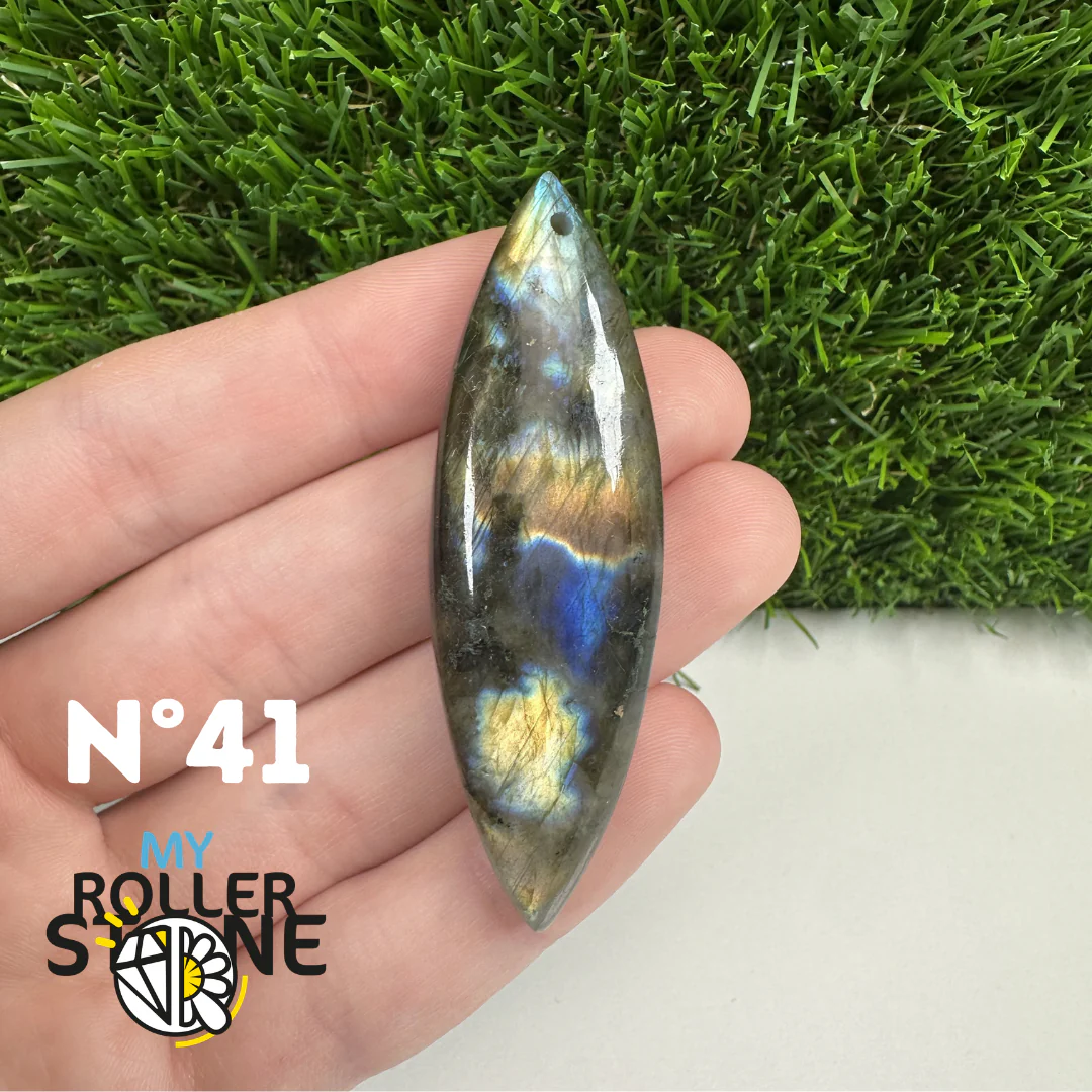 Pendentif Percé Labradorite Multi Fire 5A - Image 41