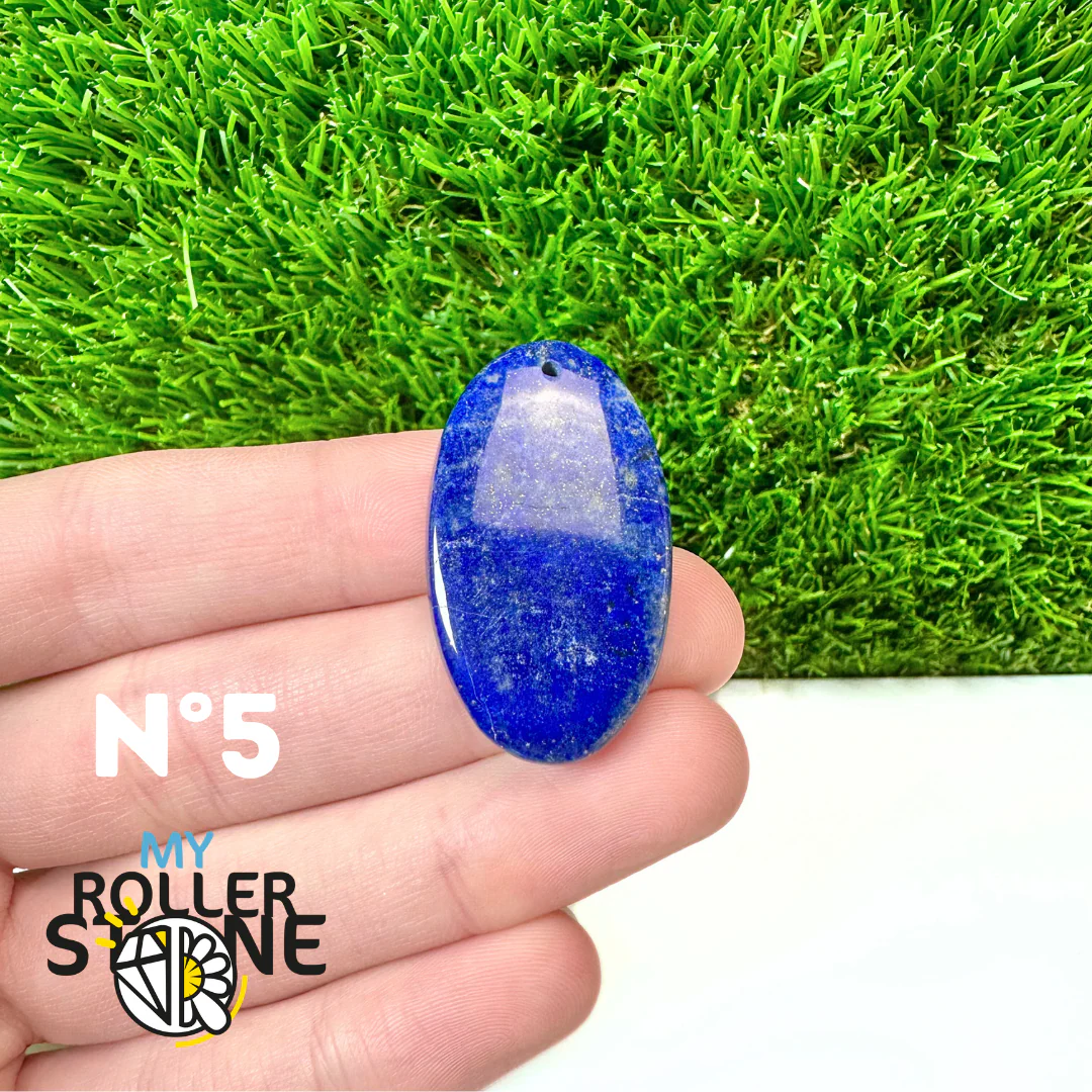 Pendentif Lapis Lazuli forme Libre 5A - Image 7
