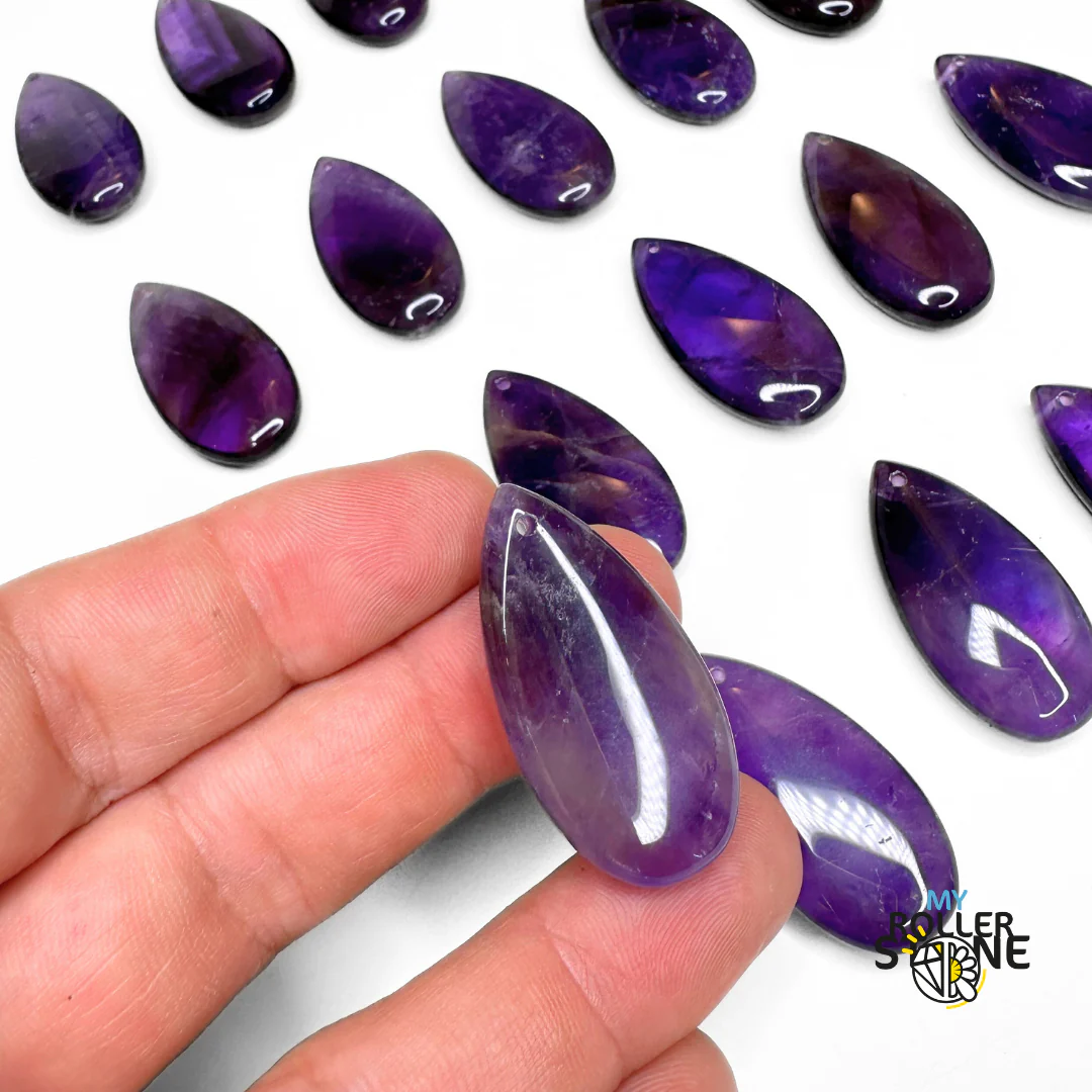 Pendentif Larme en Amethyste - Image 2