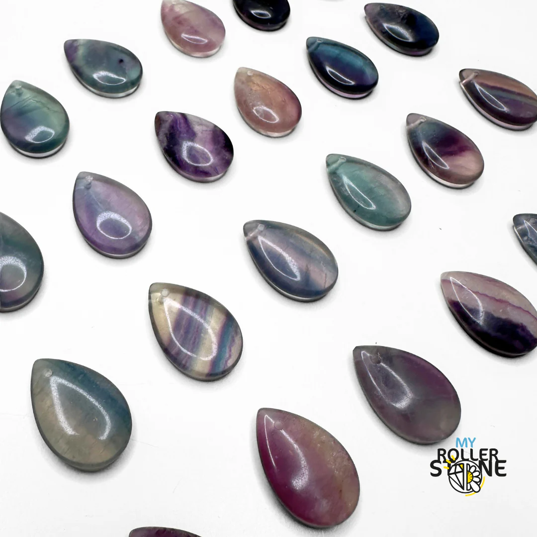 Pendentif Larme fluorite - Image 3