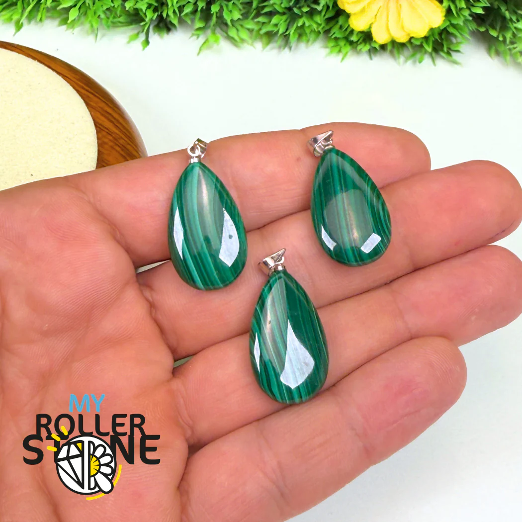 Pendentif Malachite goutte