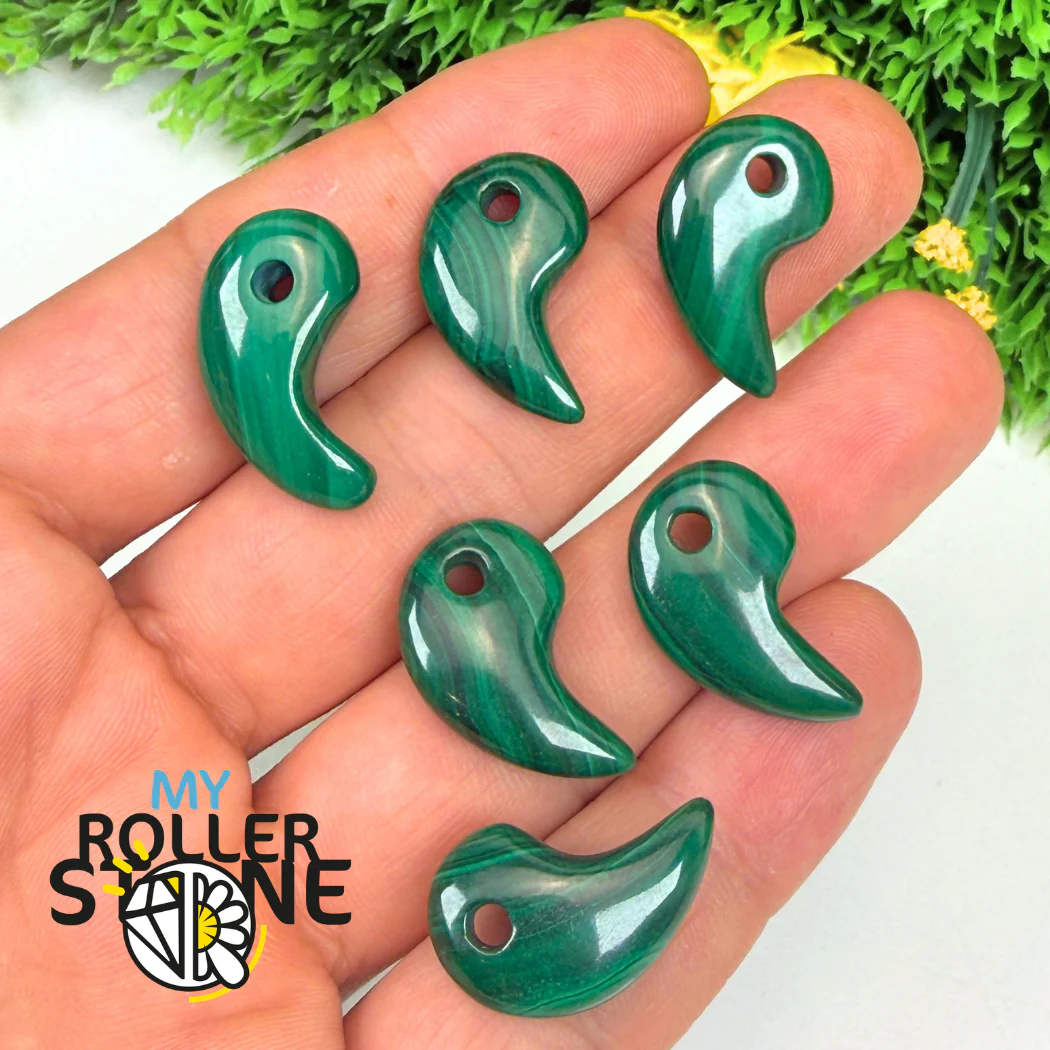 Pendentif Malachite Larme