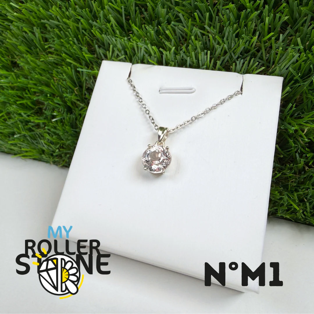 Pendentif Morganite Argent 925 #M1