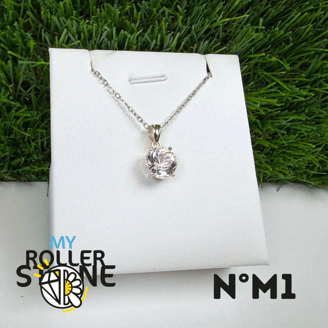 Pendentif Morganite Argent 925 #M1 - Image 2