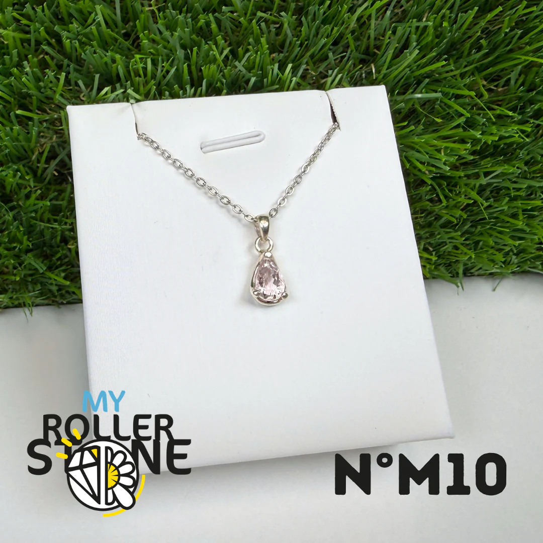 Pendentif Morganite Argent 925 #M10