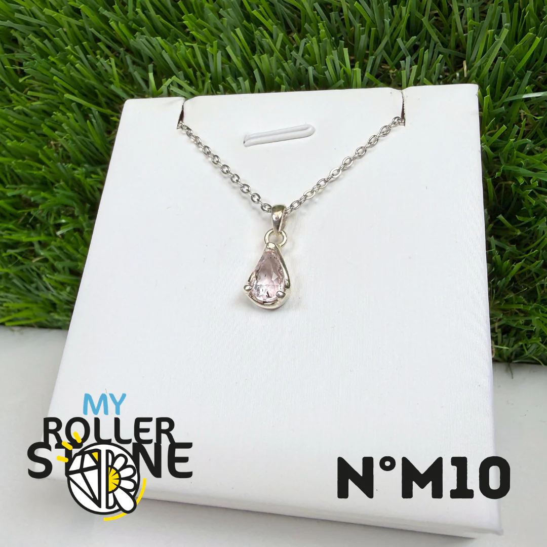 Pendentif Morganite Argent 925 #M10 - Image 2
