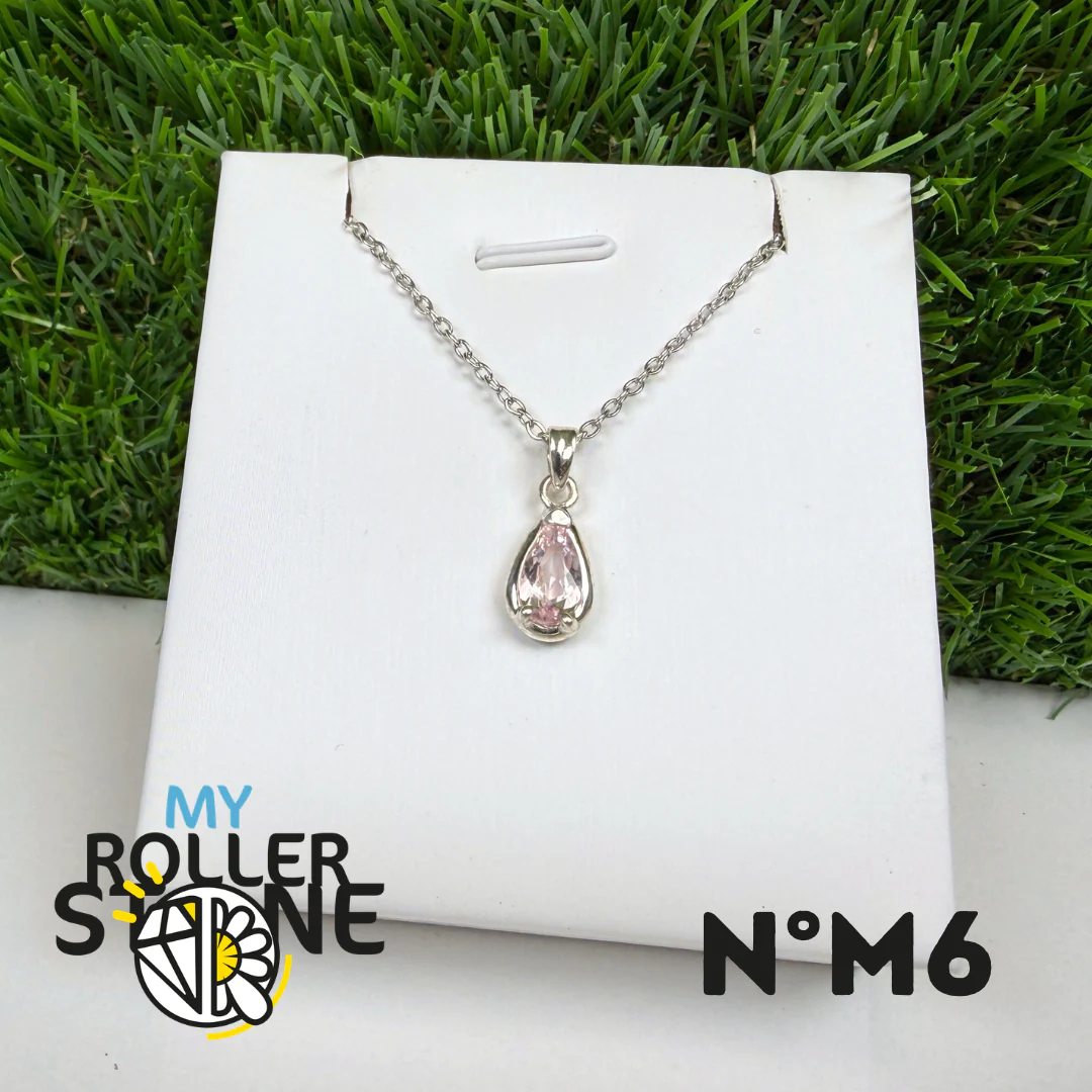 Pendentif Morganite Argent 925 #M6 - Image 2