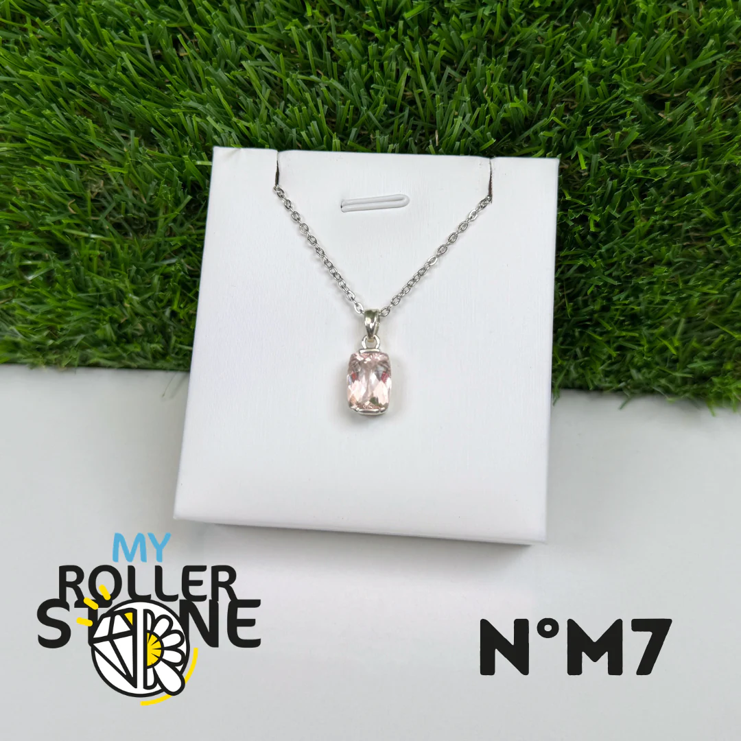 Pendentif Morganite Argent 925 #M7