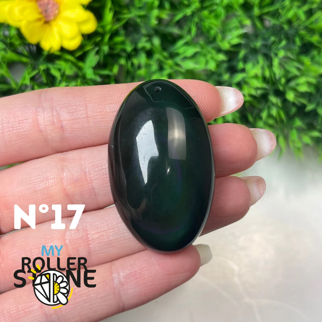 Pendentif Obsidienne Arc-en-Ciel 5A (Oeil céleste) - Image 14
