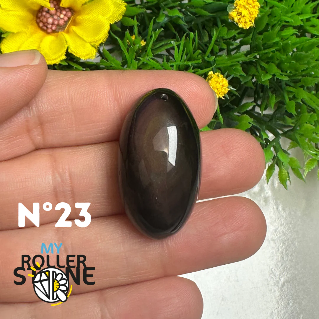 Pendentif Obsidienne Arc-en-Ciel 5A (Oeil céleste) - Image 22