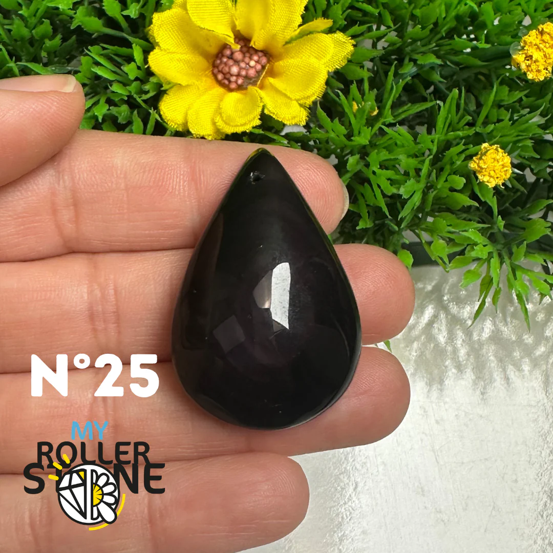 Pendentif Obsidienne Arc-en-Ciel 5A (Oeil céleste) - Image 24