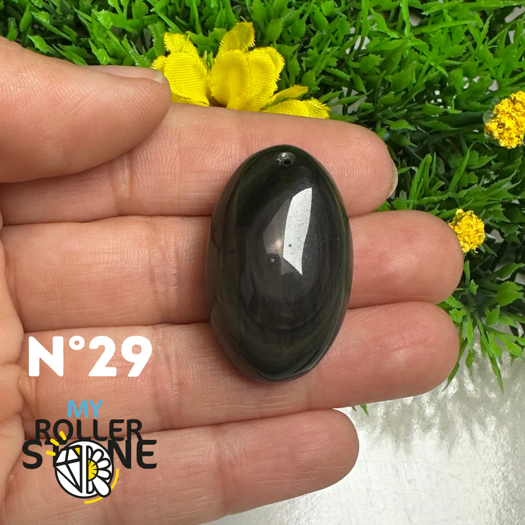 Pendentif Obsidienne Arc-en-Ciel 5A (Oeil céleste) - Image 27