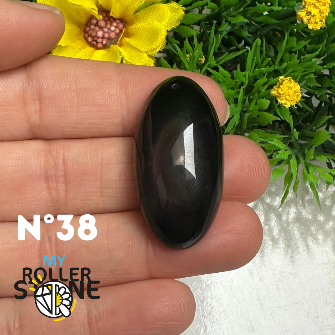 Pendentif Obsidienne Arc-en-Ciel 5A (Oeil céleste) - Image 35