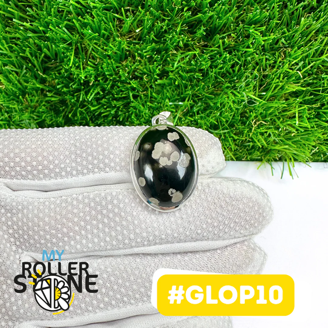 Pendentif Obsidienne Galaxy Argent 925 #GLOP10 - Image 2