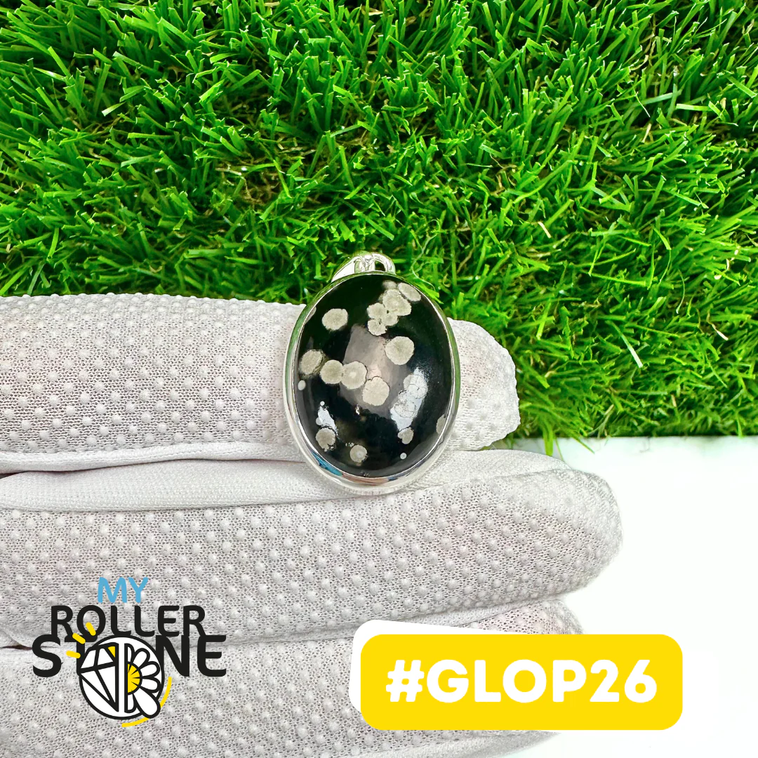 Pendentif Obsidienne Galaxy Argent 925 #GLOP26 - Image 2