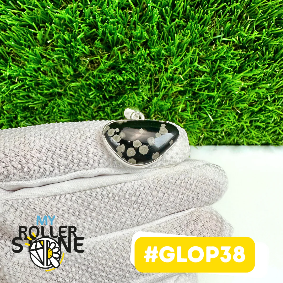 Pendentif Obsidienne Galaxy Argent 925 #GLOP38 - Image 2