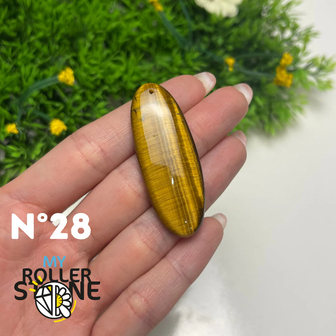 Pendentif Oeil de Tigre 5A percé - Image 18