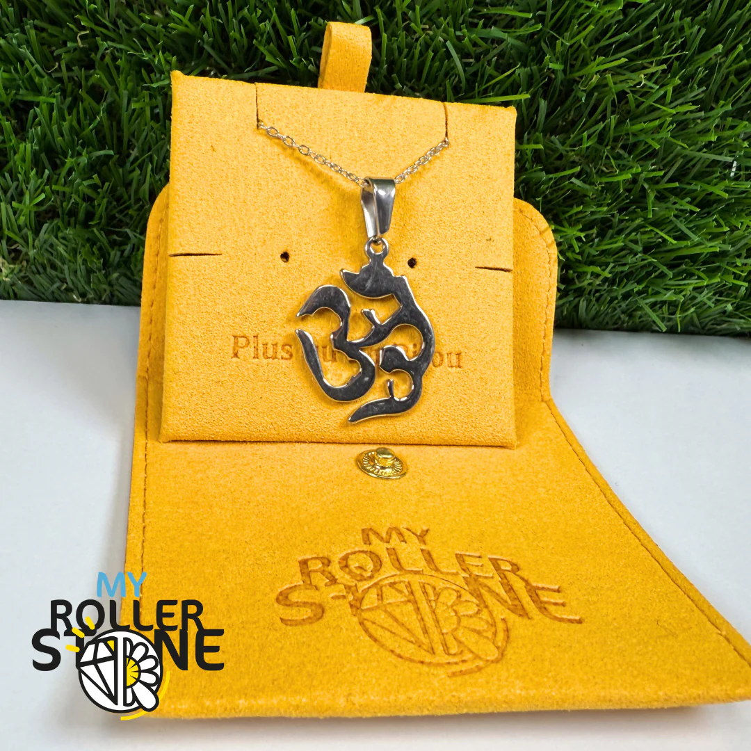 Pendentif Om/Aum Acier Inoxydable argenté - Image 2