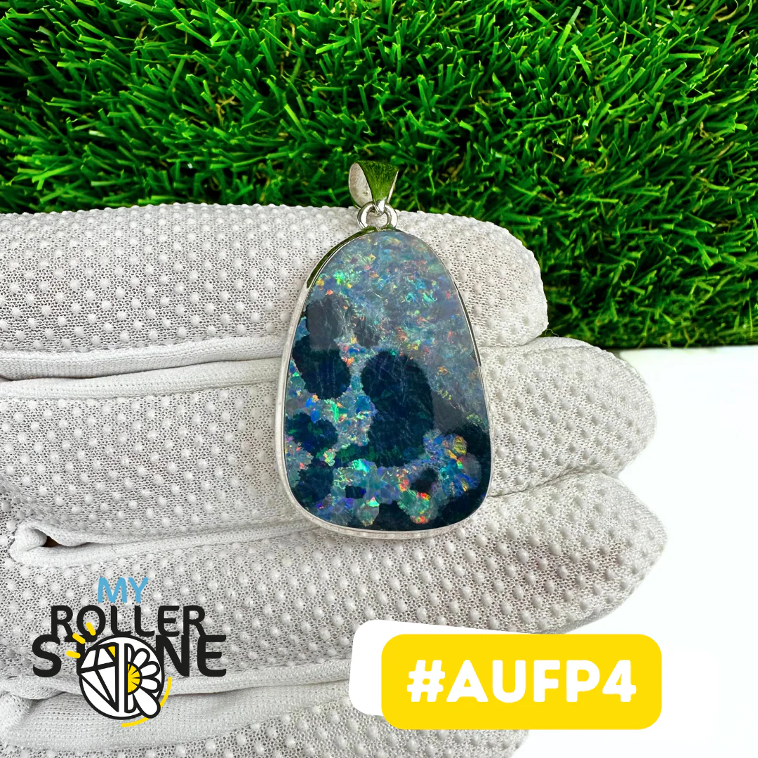Pendentif Opale Australienne Argent 925 (AUFP4) - Image 2