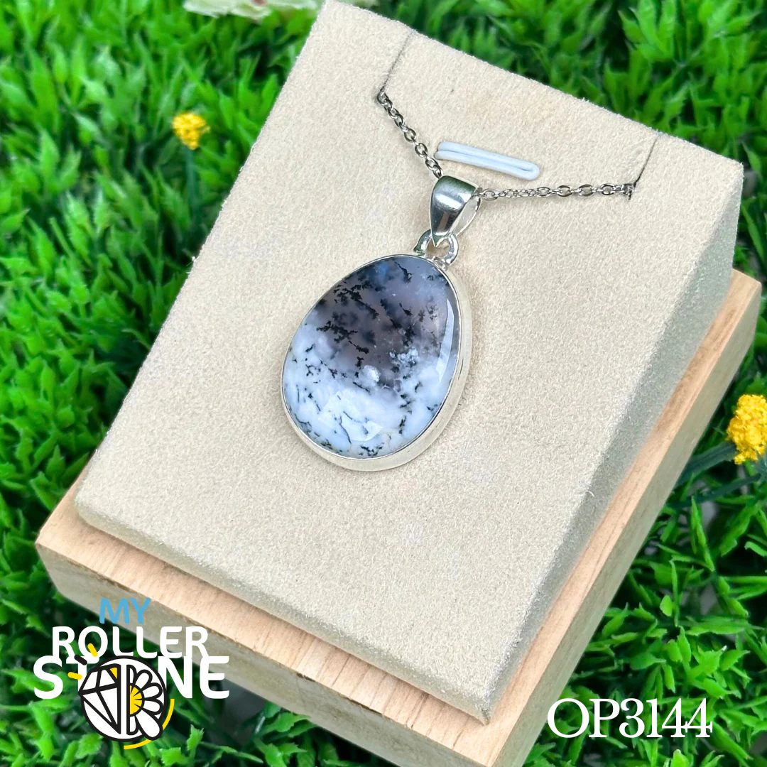 Pendentif Opale Dendritique Argent #OP3144