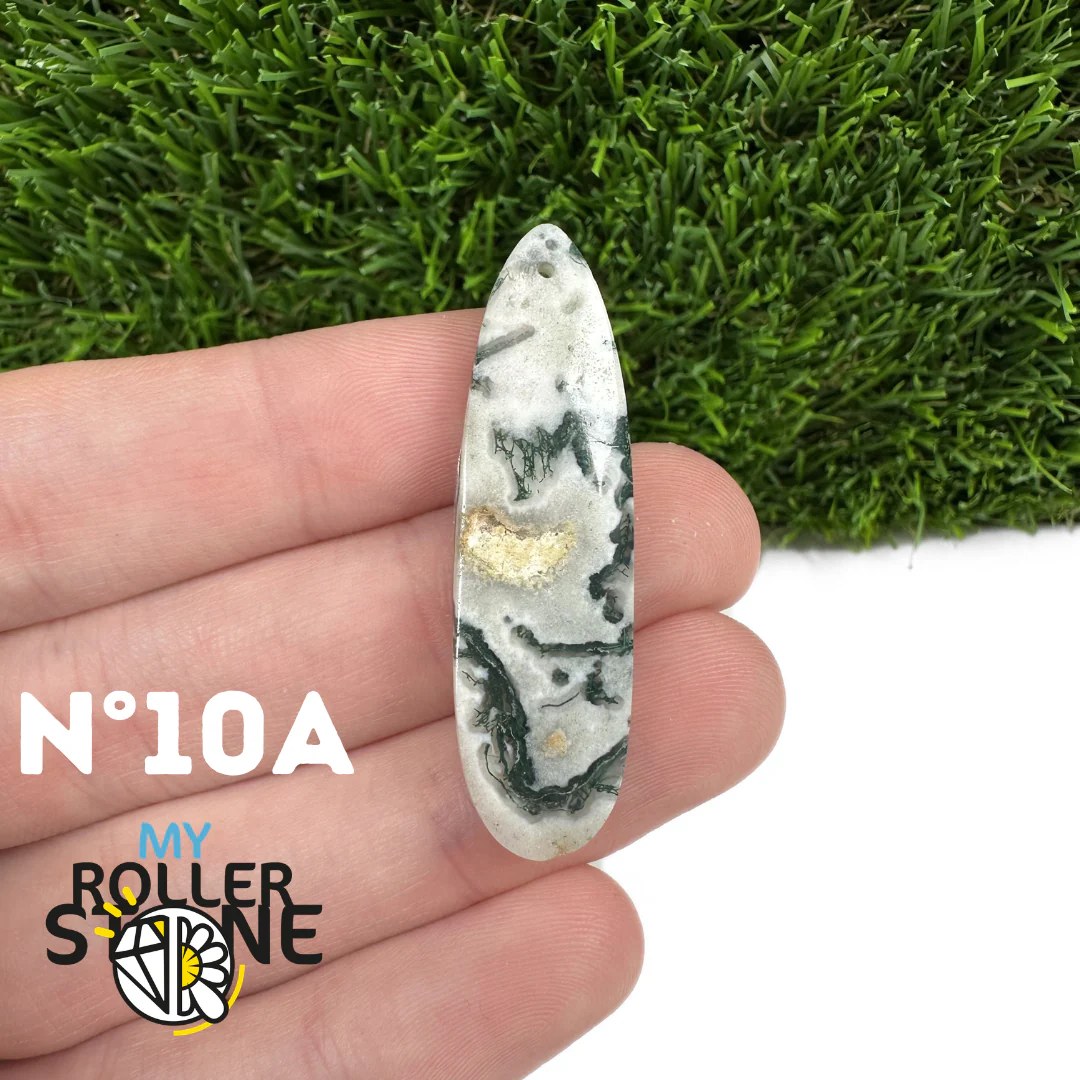 Pendentif Percé Agate Arbre Goutte - Image 21