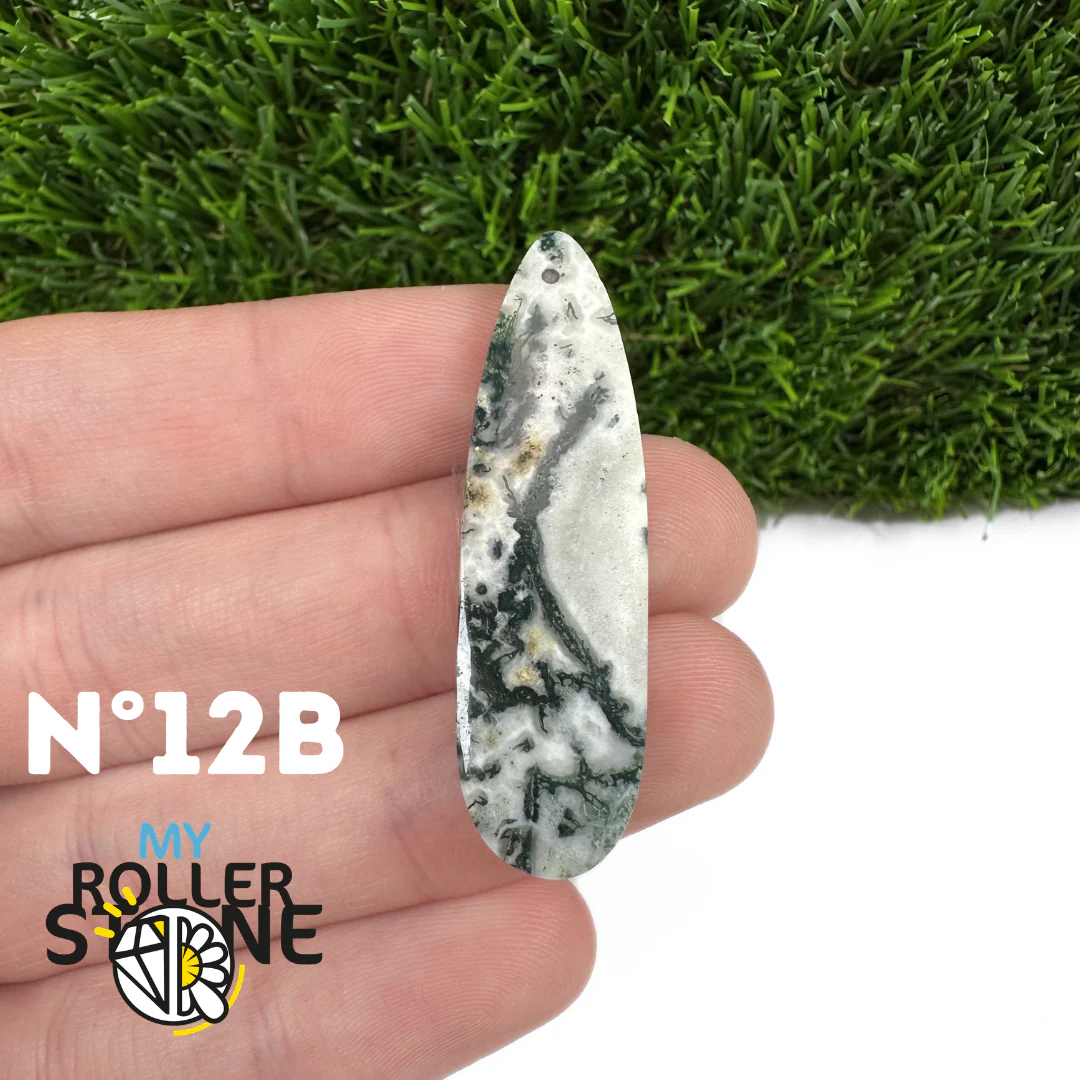 Pendentif Percé Agate Arbre Goutte - Image 26