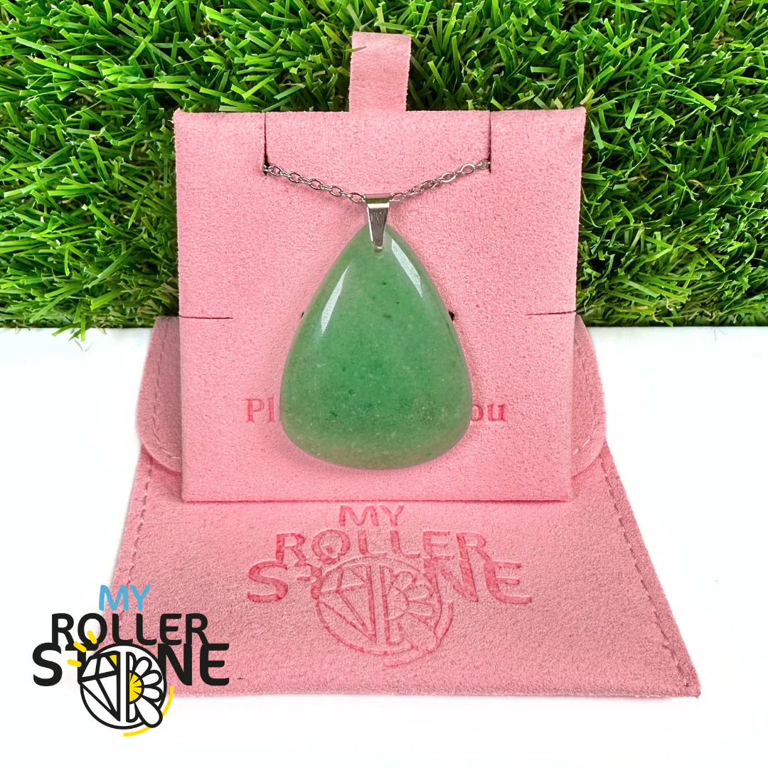 Pendentif Aventurine Percé 5A - Image 2