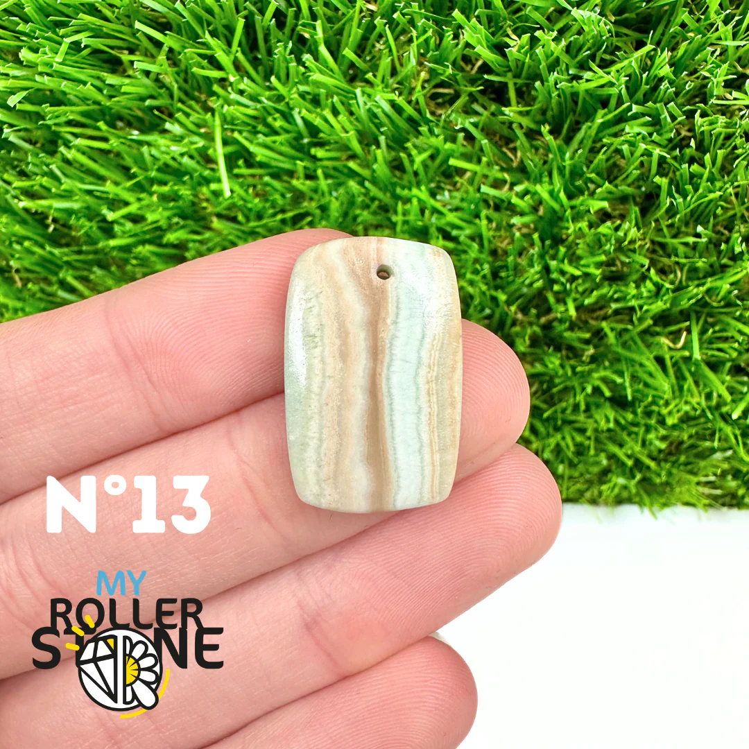 Pendentif Percé Calcite Cambrienne Bleue 5A - Image 15