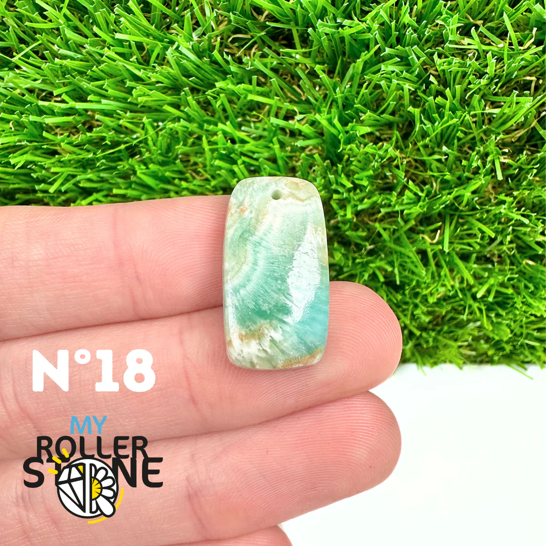 Pendentif Percé Calcite Cambrienne Bleue 5A - Image 20