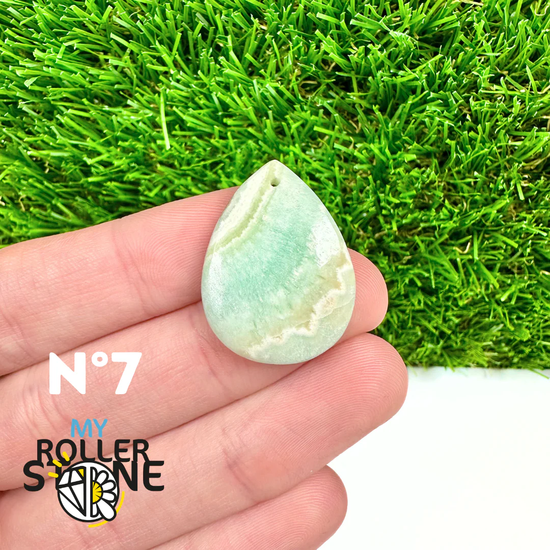 Pendentif Percé Calcite Cambrienne Bleue 5A - Image 9
