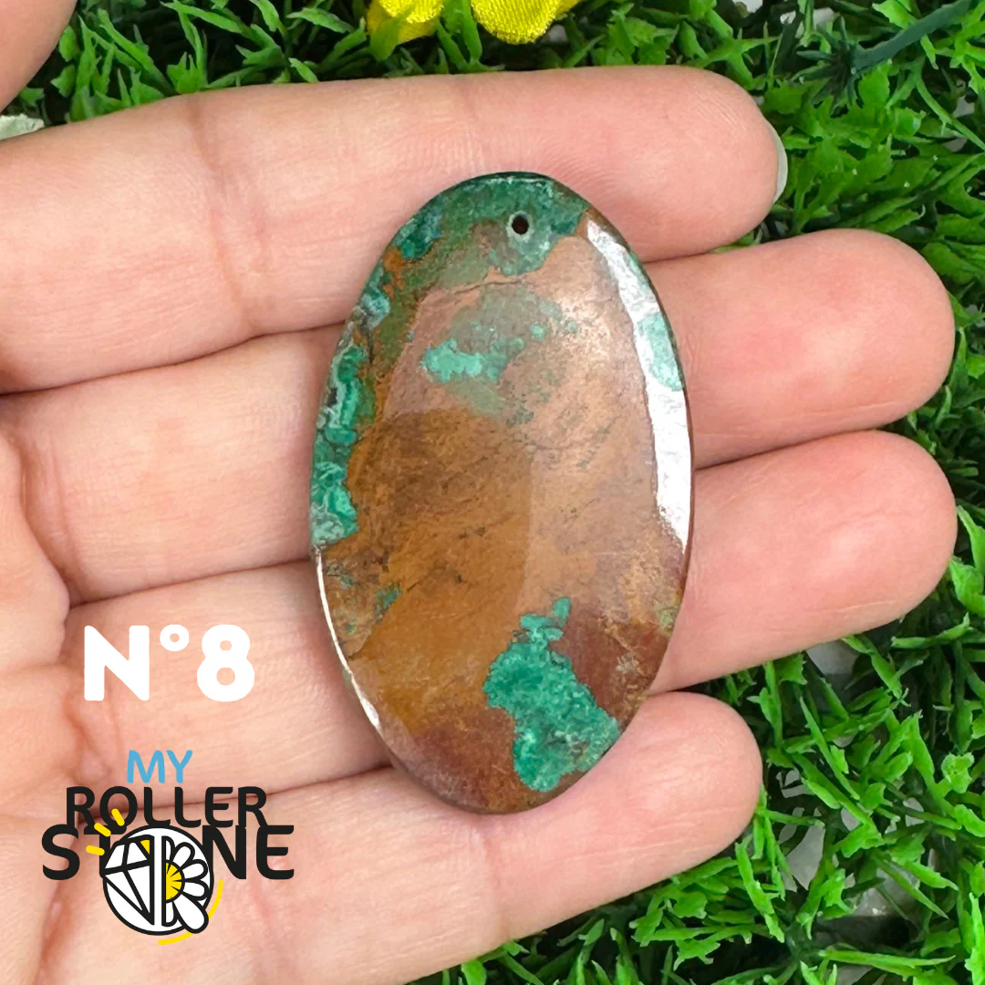 Pendentif Percé Chrysocolle - Image 10