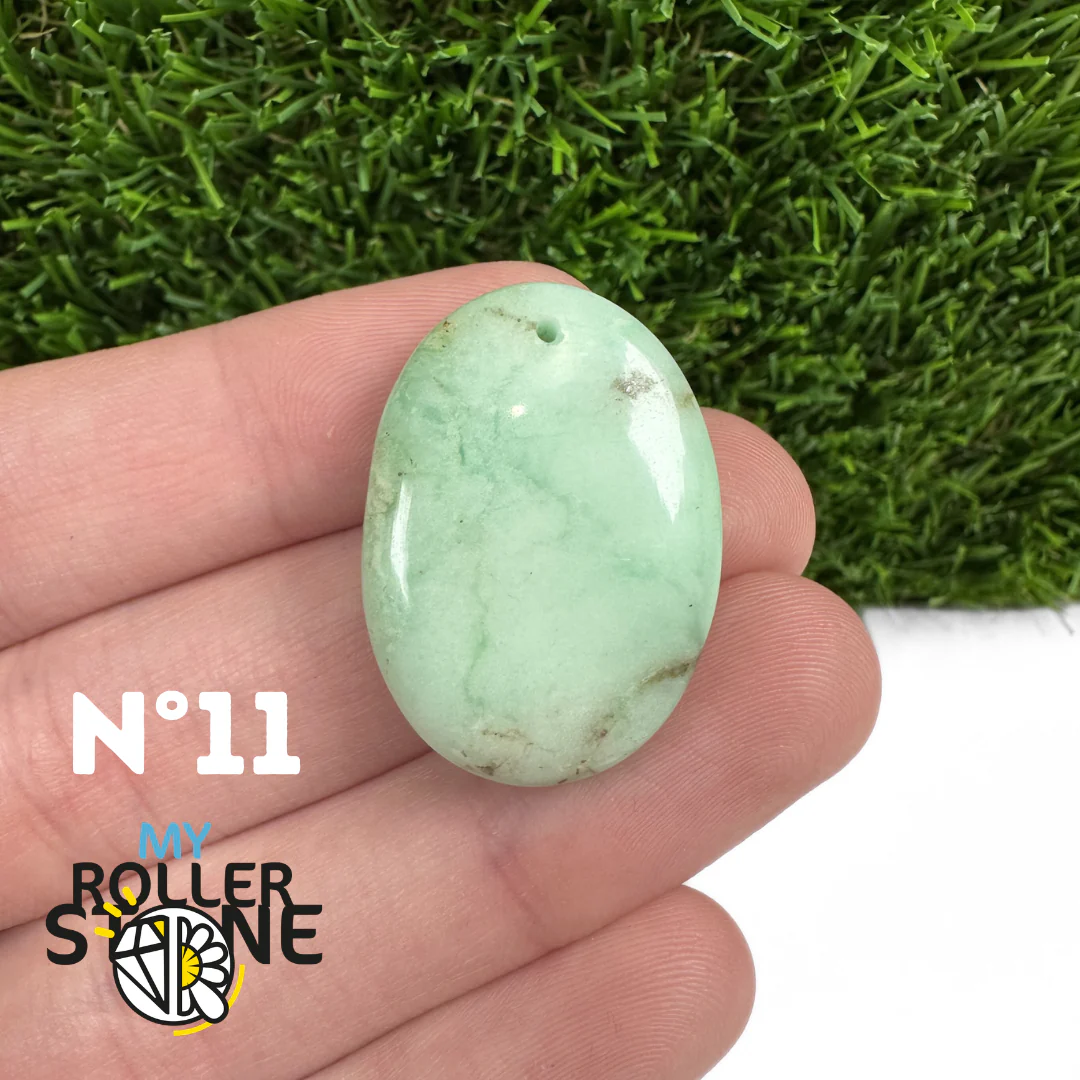 Pendentif Chrysoprase Percé - Image 13