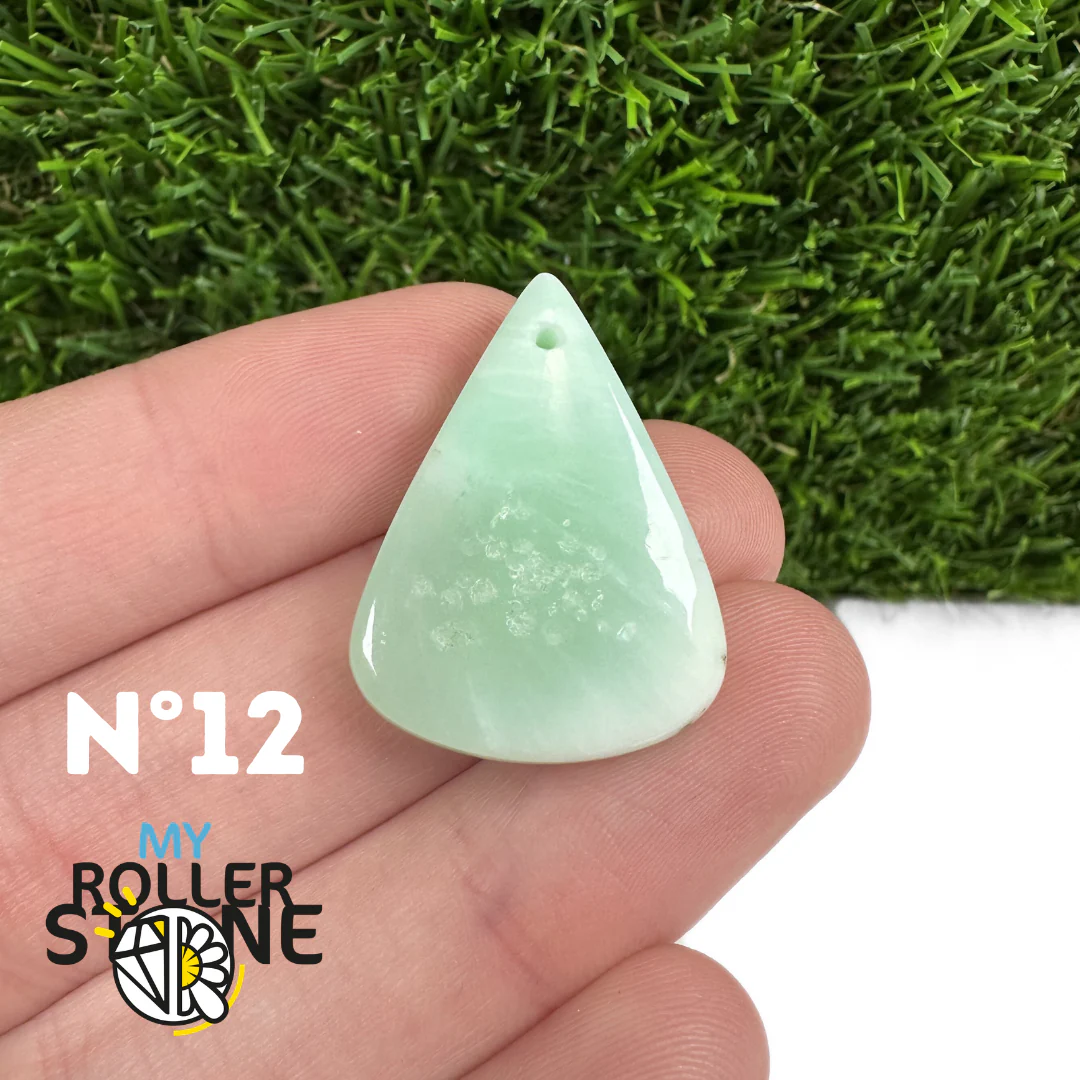Pendentif Chrysoprase Percé - Image 14