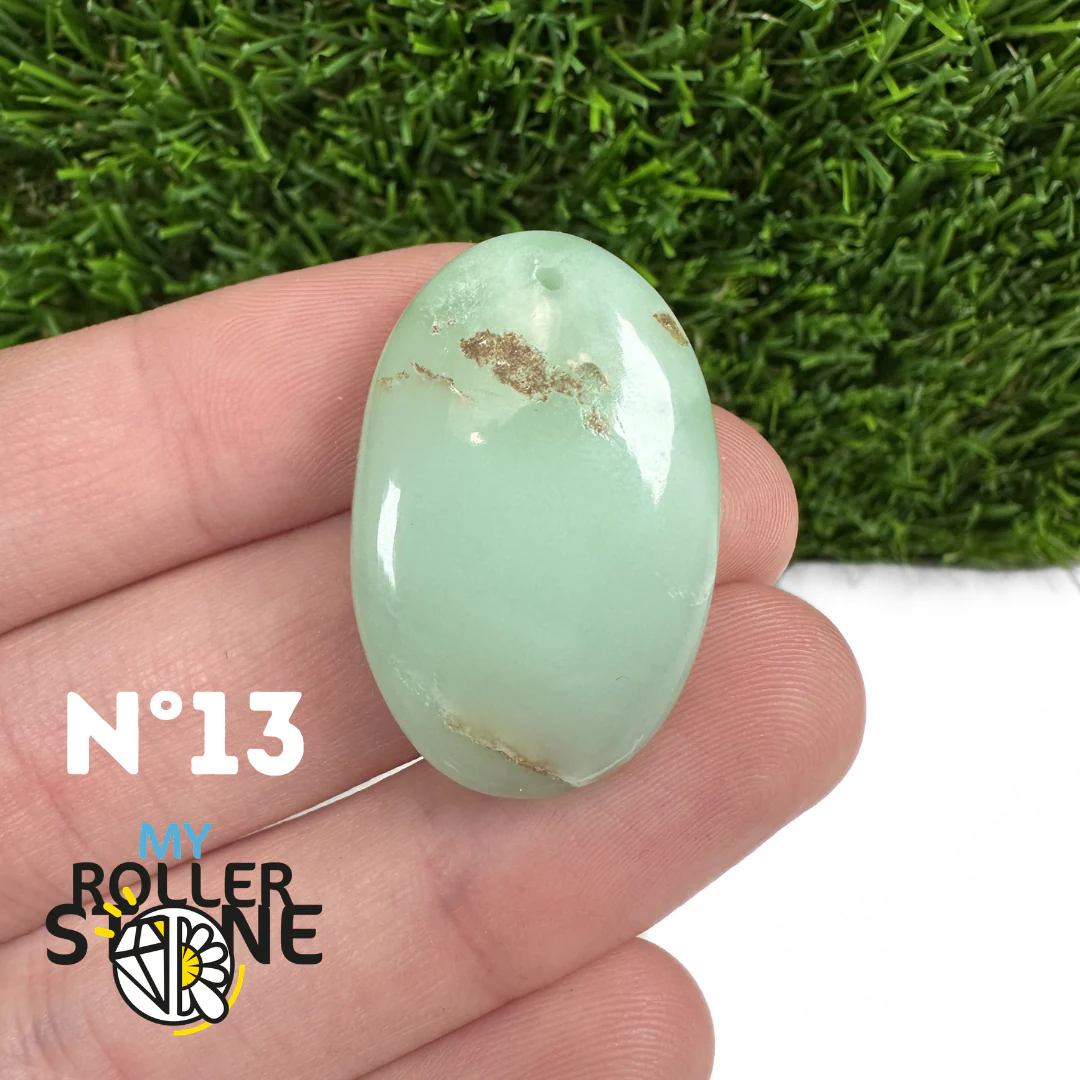Pendentif Chrysoprase Percé - Image 15