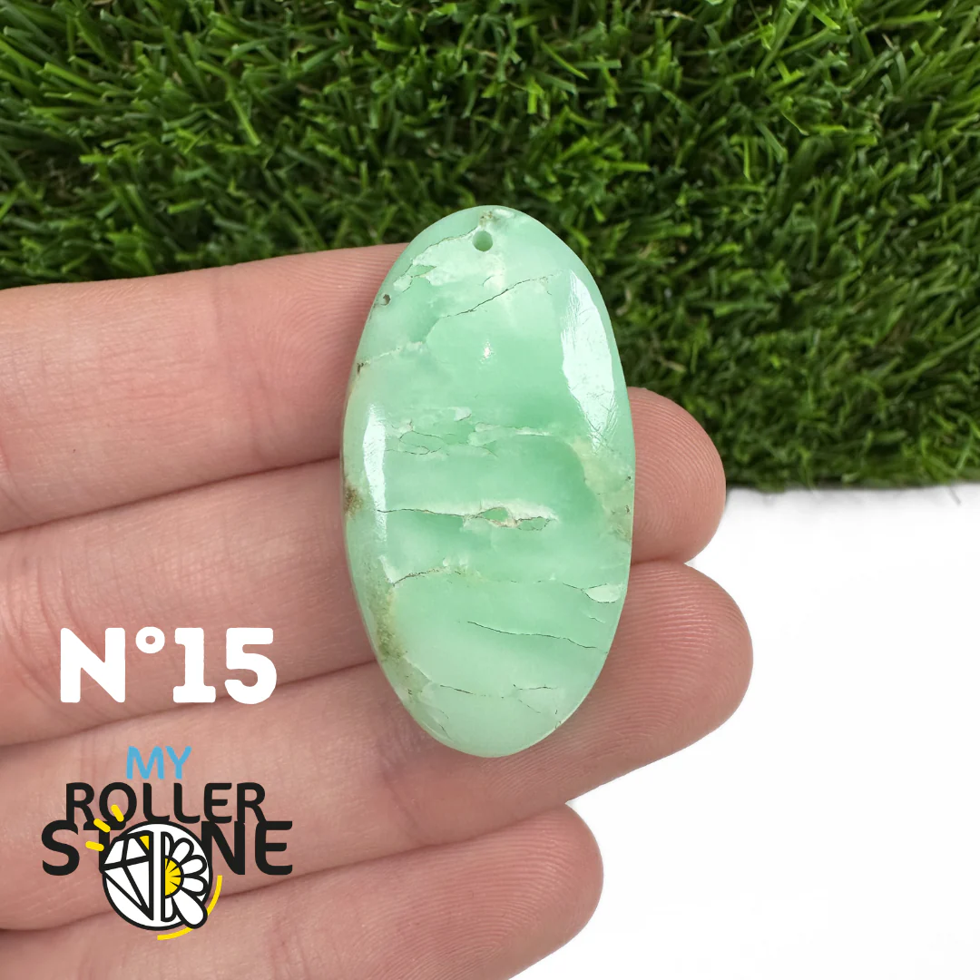 Pendentif Chrysoprase Percé - Image 17