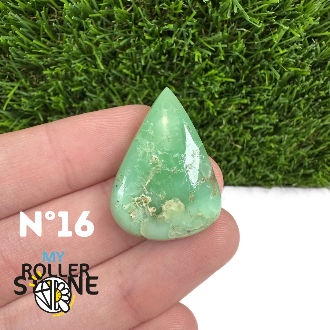 Pendentif Chrysoprase Percé - Image 18
