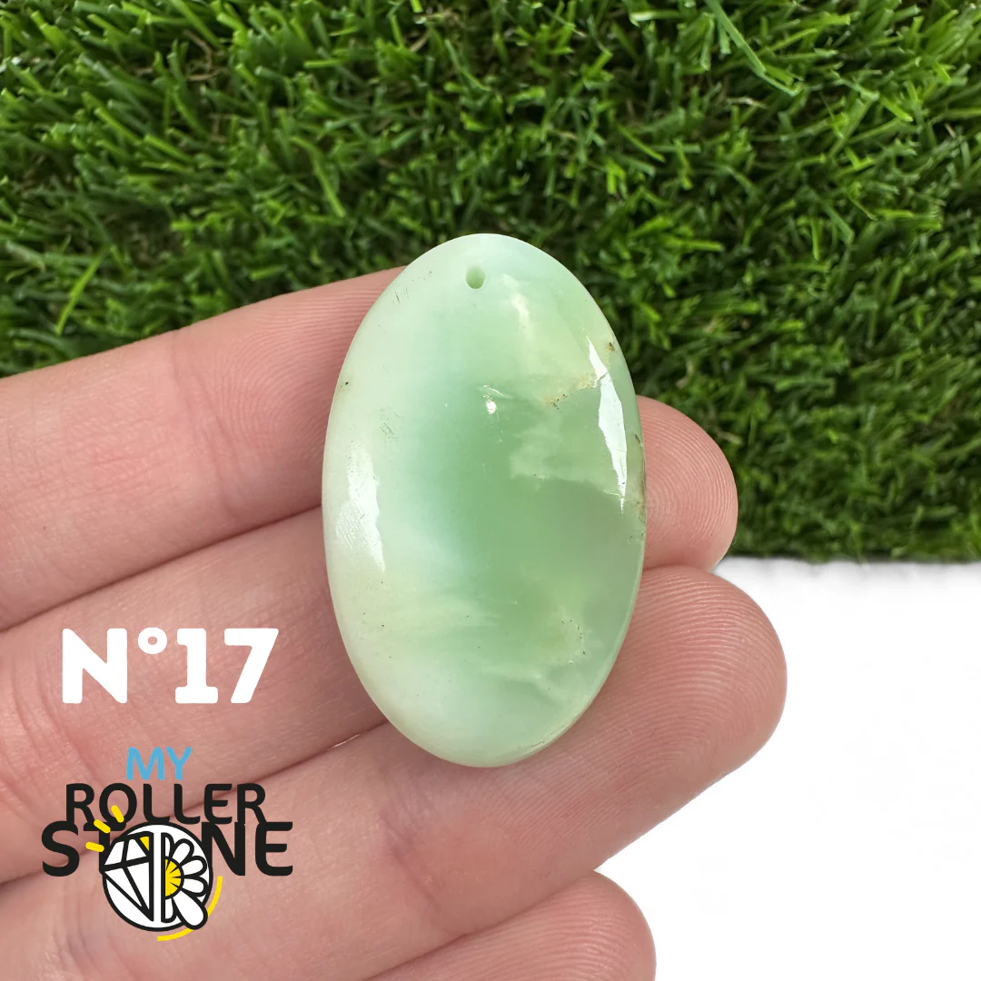 Pendentif Chrysoprase Percé - Image 19