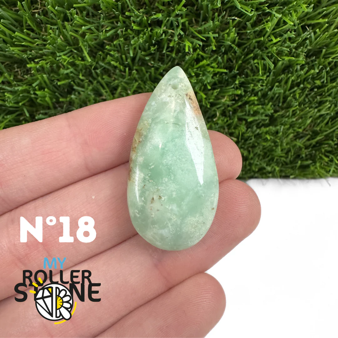 Pendentif Chrysoprase Percé - Image 20