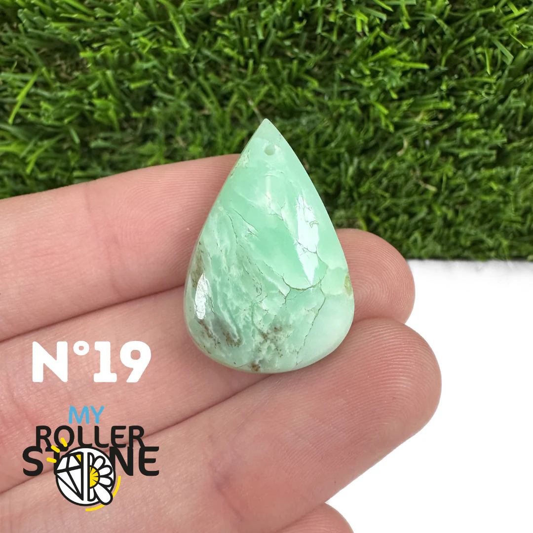Pendentif Chrysoprase Percé - Image 21