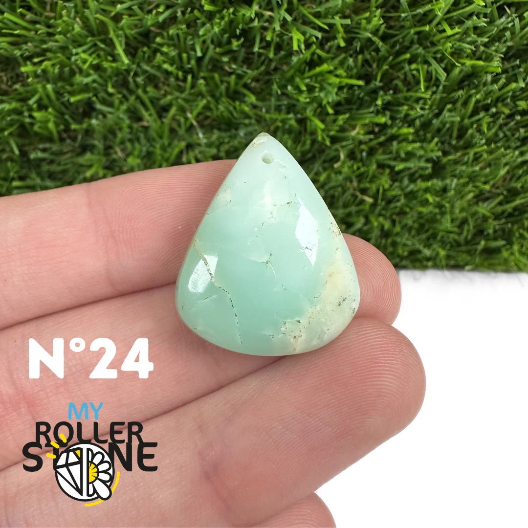 Pendentif Chrysoprase Percé - Image 26