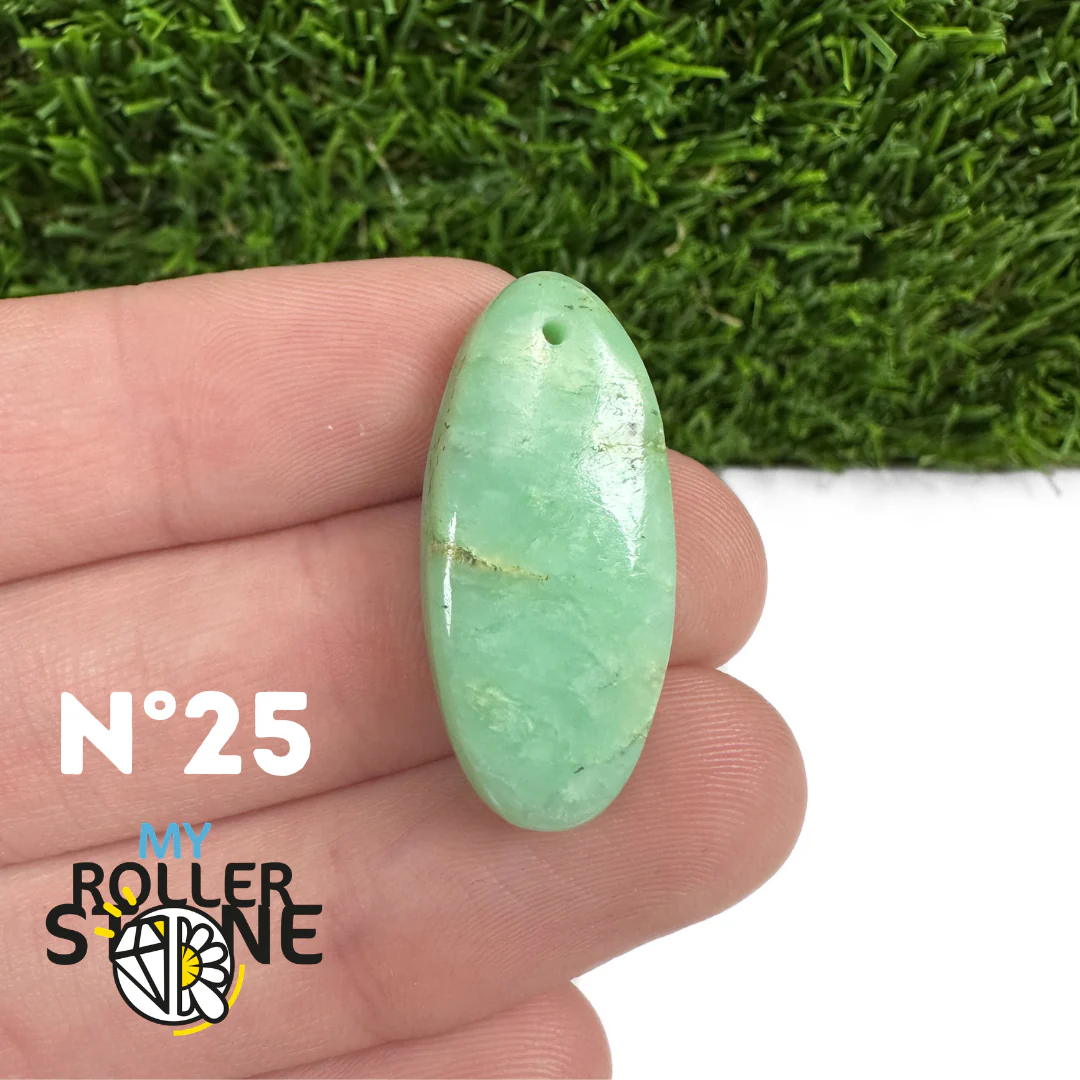 Pendentif Chrysoprase Percé - Image 27