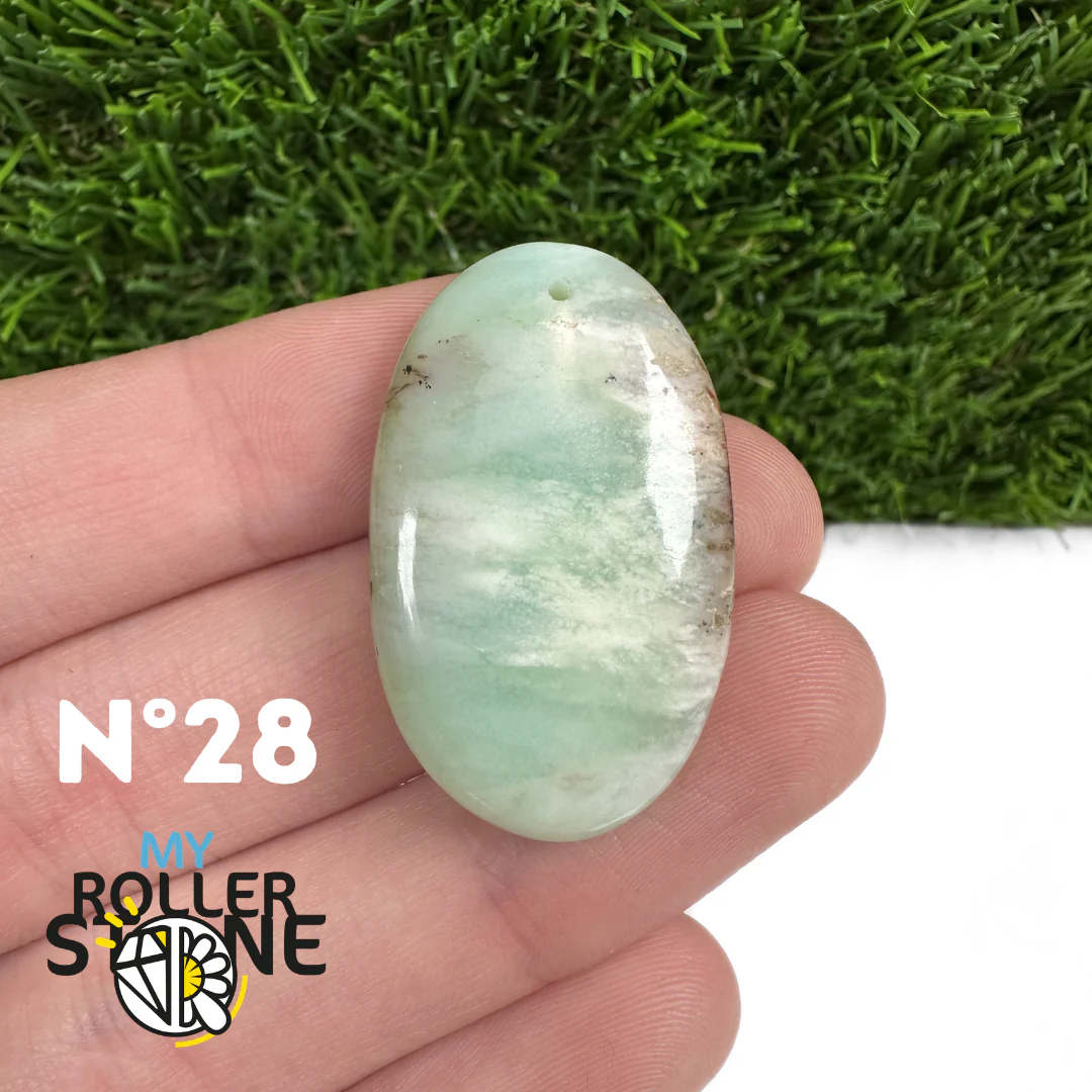 Pendentif Chrysoprase Percé - Image 30