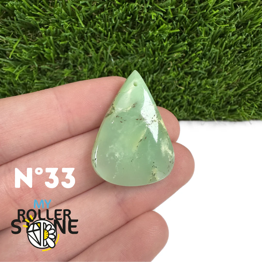 Pendentif Chrysoprase Percé - Image 35