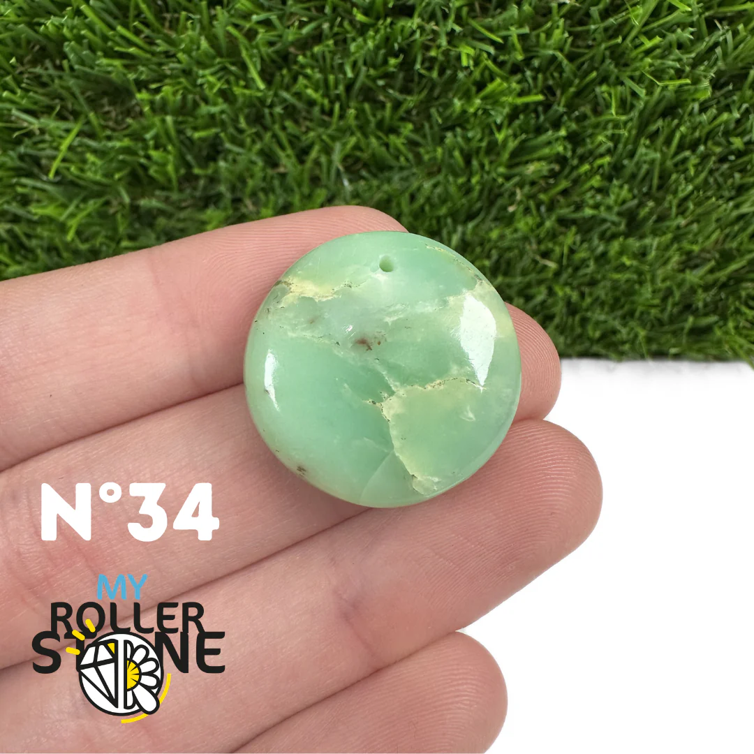 Pendentif Chrysoprase Percé - Image 36